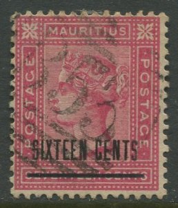 STAMP STATION PERTH Mauritius #79 QV Definitive Wmk 2 Used CV$3.00