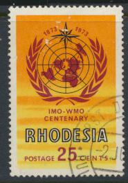 Rhodesia   SG 483   SC# 321   Used IMO / WHO 1973 see details 