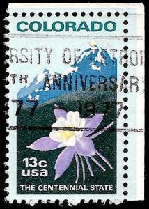 # 1711 USED COLORADO STATEHOOD