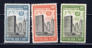 Haiti 469C168-69 NH 1960 U.N. set