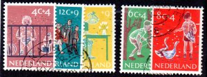 NETHERLANDS B336-40 USED SCV $5.35 BIN $2.15 CHILDREN