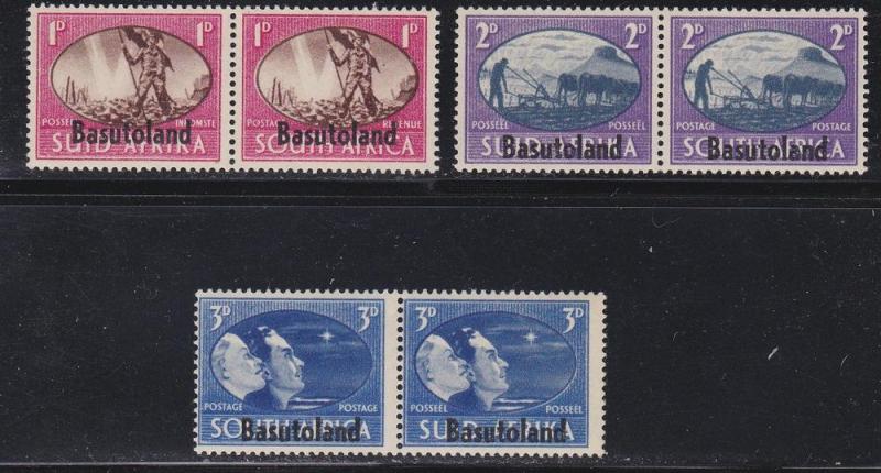 Basutoland # 29-32, Peace Issue, Mint LH, Third Cat