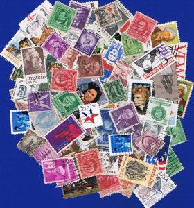 100 Different nice used U. S. stamps