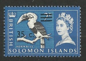 Solomon Islands # 163 QE II New Currency   35c (1) Mint NH