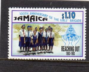 Jamaica  1993 Anniv of Girls Brigade MNH