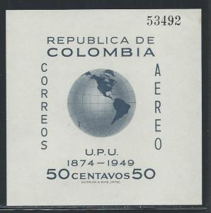 COLOMBIA SC# C199 VF/MNH 1950