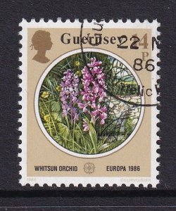 Guernsey   #332  cancelled  1986 Europa 14p