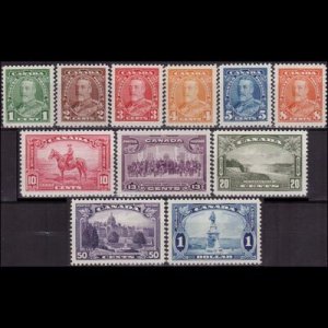 CANADA 1935 - Scott# 217-27 Scenes Set of 11 NH