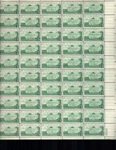 US 1108  full sheet of 50 MNH