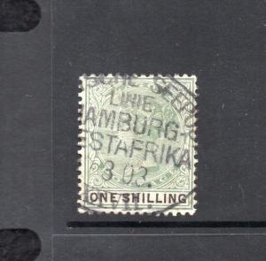 LAGOS #32  HAMBURG SHIP cns - RARE!!!