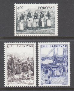 Faroe Islands 290-292 MNH VF