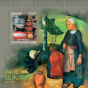 C A R - 2014 - Paul Senusier - Perf Souv Sheet - Mint Never Hinged