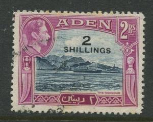 STAMP STATION PERTH Aden #44 - KGVI Definitive Overprint 1951 Used CV$3.50.