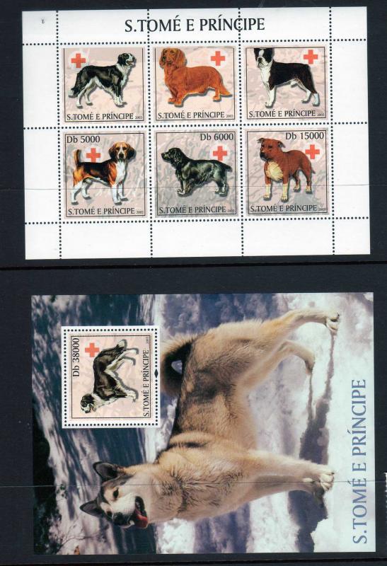 Saint Thomas Scott 1477-78 MNH! Red Cross! Dogs!