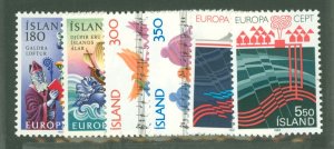 Iceland #541/574 Mint (NH) Single (Complete Set)