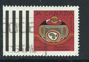 Canada SG 1405 FU  left margin imperf