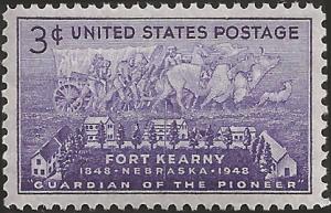 # 970 MINT NEVER HINGED FORT KEARNY