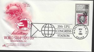 WORLD STAMP EXPO 1989 COLLECTION