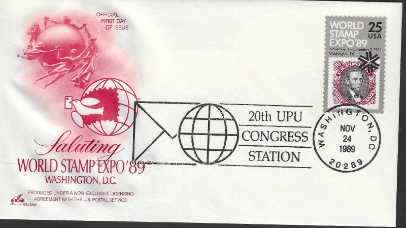 WORLD STAMP EXPO 1989 COLLECTION