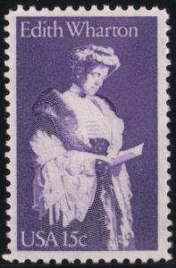 SC#1832 15¢ Edith Wharton Single (1980) MNH