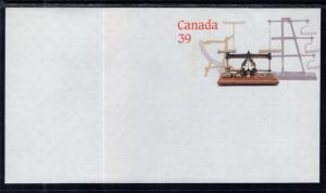 Canada Unitrade U126 Postal Envelope Unused VF