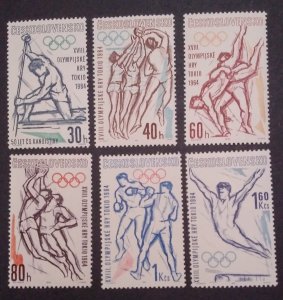 Olympics,  1964 Tokyo, large stamps, mnh