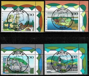 Germany 1995, Sc.#1800-1803 used, Landscapes