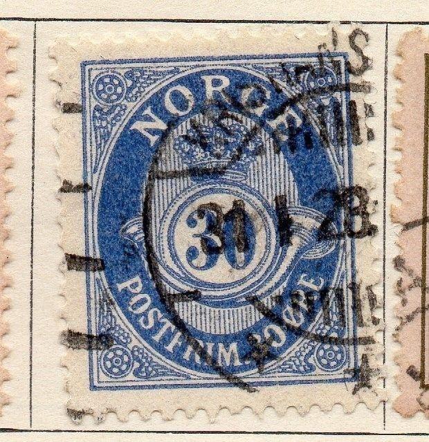 Norway 1917-27 Early Issue Fine Used 30ore. 055007