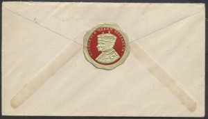 1939 #246-248 Royal Visit FDC Old Authors Shop Cachet Cinderella Label Flag Cxl