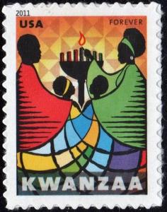 SC#4584 (44¢) Kwanzaa Single (2011) SA