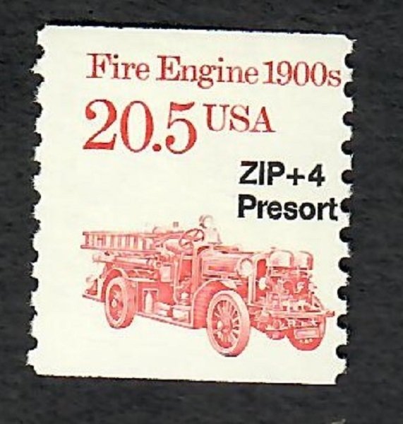 2264 Fire Engine F-VF MNH transportation coil single