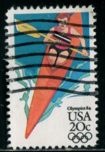 2085 US 20c Summer Olympics, used
