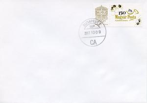 Hungary 2017 FDC Magyar Posta 150 Years My Very Own Stamp 1v Set Cover Stamps