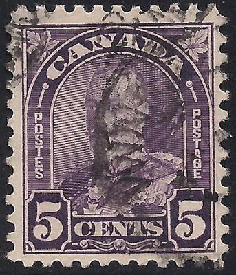 Canada # 169a Used  VF  light  CDS cancel Cat $ 7