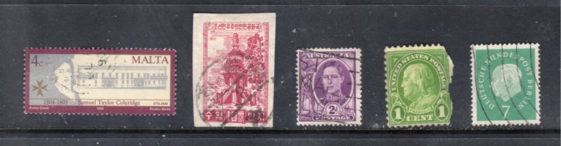 WORLDWIDE Various stamps