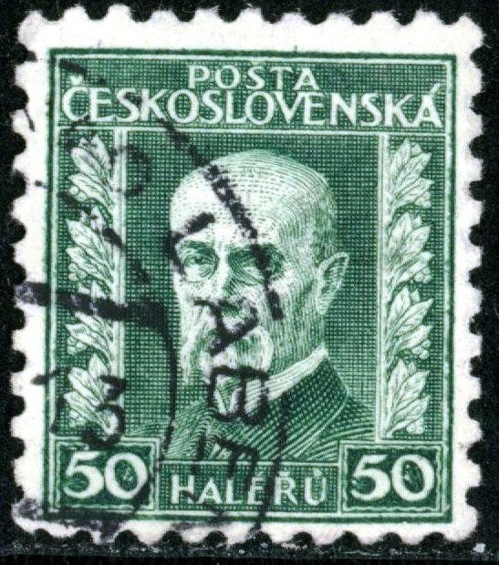 CZECHOSLOVAKIA - #128 - USED - 1927 - CZECH047AFF1