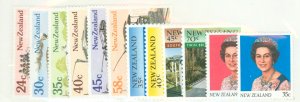 New Zealand #818-829  Single (Complete Set)