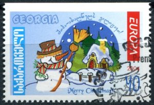 Georgia Sc#340 Used, 40t multi, Europa (C.E.P.T.) 2004 - Holidays (2004)