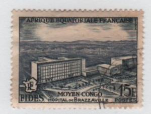 French Equatorial Africa 1956 - Scott 191 used - Brazzaville
