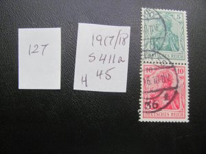GERMANY 1917/18 MI. used S4IIa  Booklet  XF 45 EUROS (127)