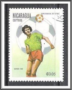 Nicaragua #1139 Soccer World Cup CTO NH