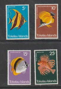 SC45-8 Tokelau 1975 Fish set MNH