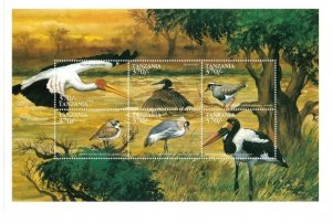 Tanzania 1999 Birds - Sheet of 6 Stamps - MNH