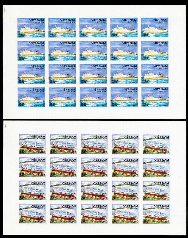 Vietnam 2158-63 Complete Set Of Stamp Sheets NH