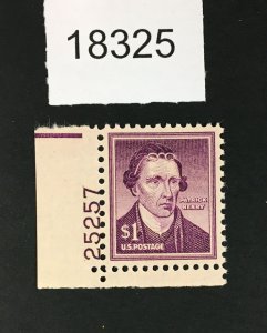 MOMEN: US STAMPS # 1052a MINT OG NH SUPERB POST OFFICE FRESH CHOICE LOT #18325