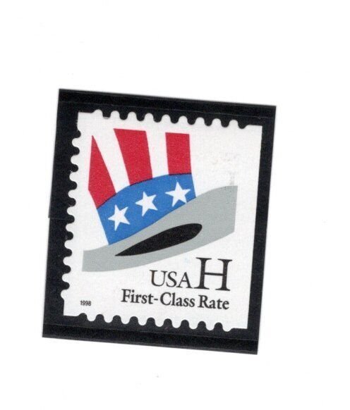 3267 Hat Singles  (MOUNTED-Clear Perfs) MNH