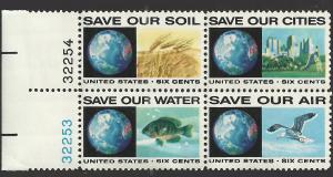 # 1410-1413 MINT NEVER HINGED ANTI-POLLUTION