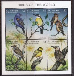 St Vincent & The Grenadines, Fauna, Birds MNH / 1997