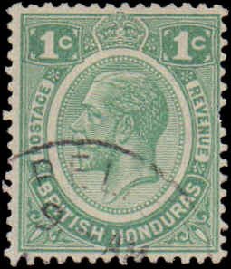 British Honduras #92, Incomplete Set, 1929, Used