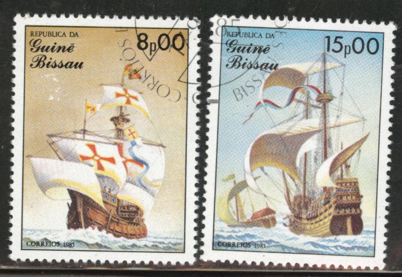 Guinea Bissau Scott 663-664 Used short ship set